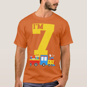 T-shirt 7e Train d'anniversaire 1