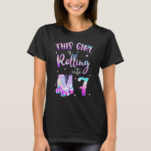 T-shirt 7ème Anniversaire Roulement en 7 Anniversaire fill