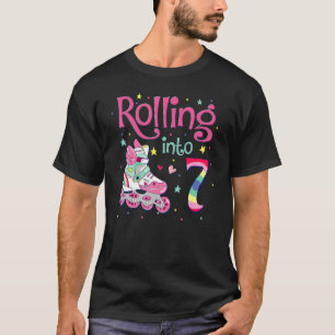 T-shirt 7ème Anniversaire Roulement en 7 Anniversaire fill