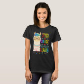 T-shirt 7th Grade No Prob Llama Back To School First Day 1 (Devant entier)
