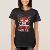 T-shirt 7th Grade Squad Plaid Reindeer Santa Hat Teacher C (Devant)