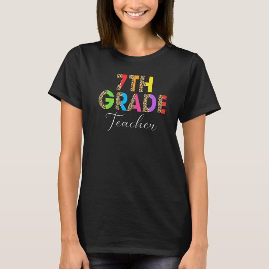 T-shirt 7th Grade Teacher Student Back ToSchool Appreciati (Devant)