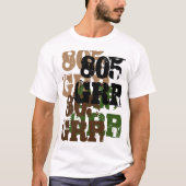 T-SHIRT 805 MULTIPRINT (Devant)