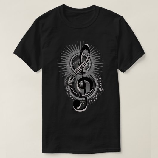 T-shirt 808 Haut-parleurs de musique (Design devant)