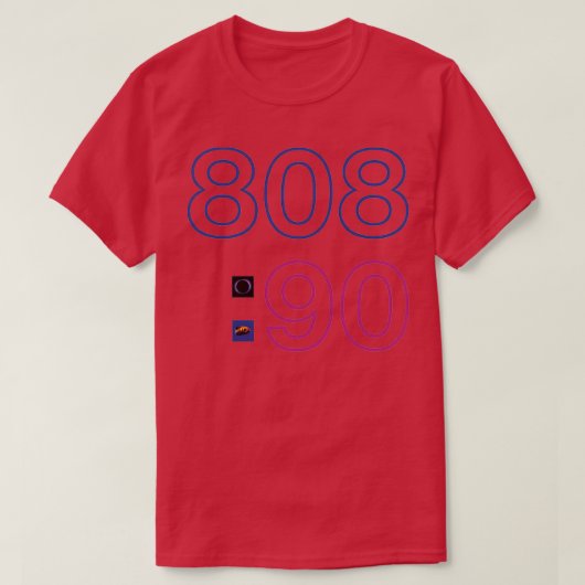 T-shirt 808 State  (Design devant)