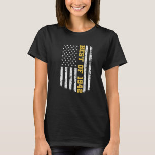 T-shirt 80 Ans Meilleur de 1942 80e anniversaire