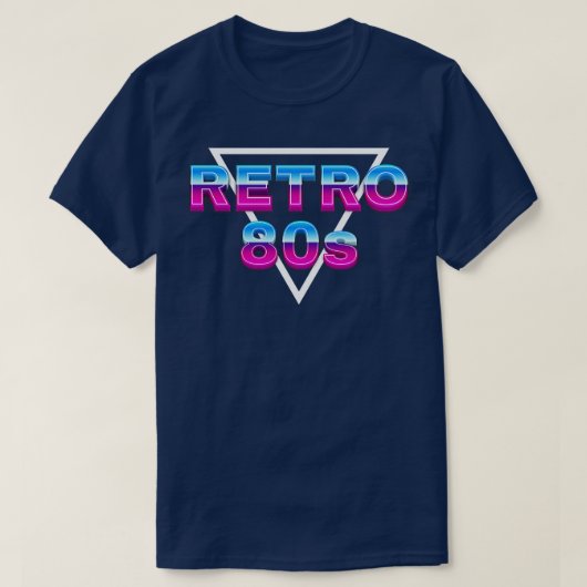 T-shirt 80 ans rétro (Design devant)