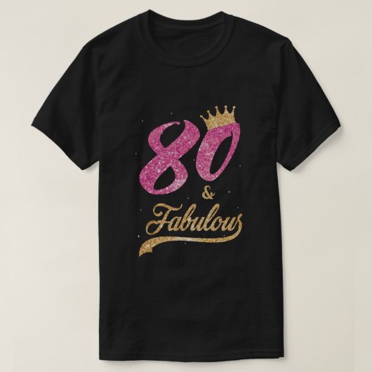 T-shirt 80 Et Fabuleux Cadeau 1939 80E Anniversaire (Design devant)