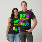 T-shirt 80’s Bro Retro Neon Vibes (Unisexe)