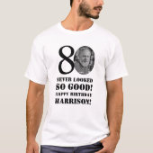 T-shirt 80e anniversaire 80 Jamais regardé si bonne photo (Devant)