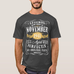 T-shirt 80e anniversaire de décoration Legends Were Born I