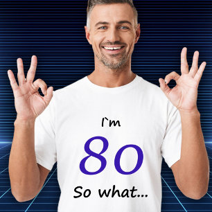 T-shirt 80e Anniversaire Drôle Je`m 80 alors que