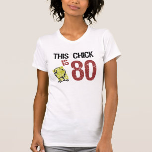 T-shirt 80e anniversaire drôle pour les femmes