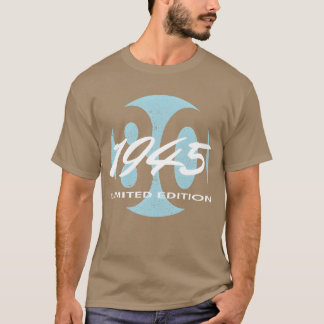 T-shirt 80e anniversaire hommes femmes 80 ans 1945 vintage