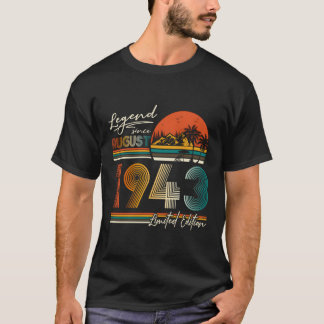 T-shirt 80E Légende Depuis Août 1943 80