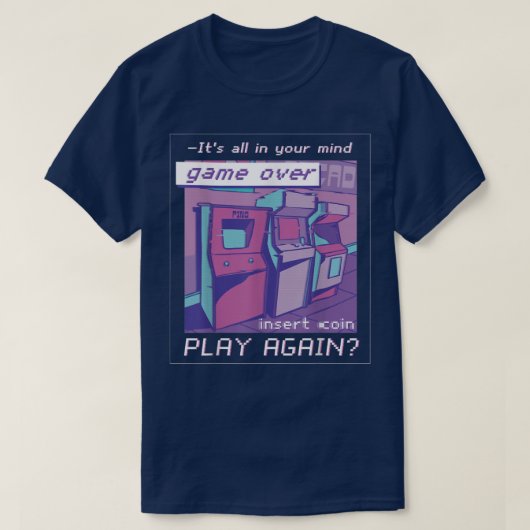 T-shirt 80s 90s Synthwave Vaporwave 55 (Design devant)