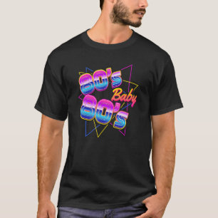 T-shirt 80's Bébé 80s Costume 80s Robe de fête 80 Retro