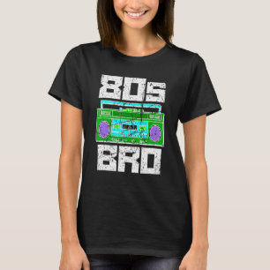 T-shirt 80s Bro 1980's Party 80 Frère Cassette Pla