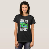 T-shirt 80s Bro 1980's Party 80 Frère Cassette Pla (Devant entier)
