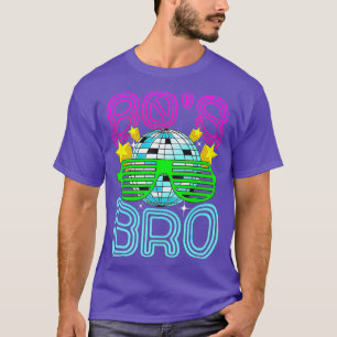 T-shirt 80s Bro Retro Disco Ball Style Vintage drôle