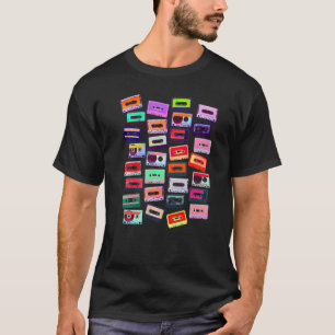 T-shirt 80s Cassette Tape Music Dj
