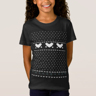 T-Shirt 80s Coeur Noël Vacation mignonne Doux moche