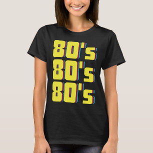 T-shirt 80s Costume Theme Party 80s Retro