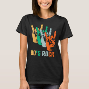 T-shirt 80s femmes vintage rétro 90s 80s costumes pour fem