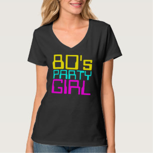 T-shirt 80s fêtesse femme logo multicolore