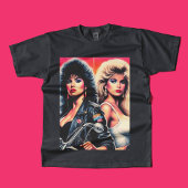 T-shirt 80s Filles de motards