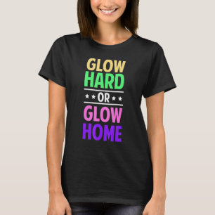 T-shirt 80s Glow Party Squad 80s Party Glow hard ou brilla