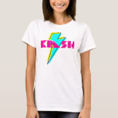 T-shirt 80's krash éclair boulon (Devant)