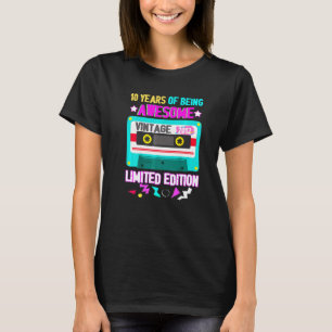 T-shirt 80s Rétro 10e anniversaire 10 ans d'être génial