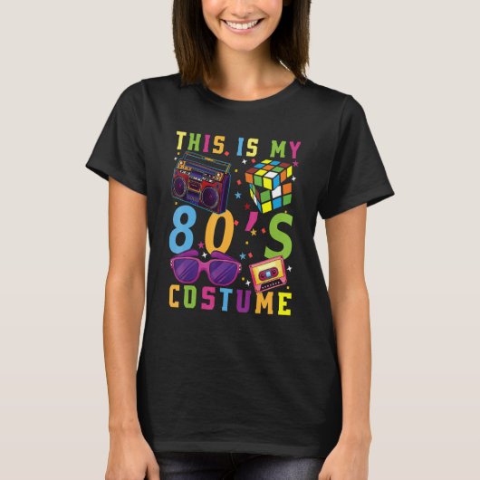 T-shirt 80's Retro Fashion Throwback Culture 1980 Disco Mu (Devant)