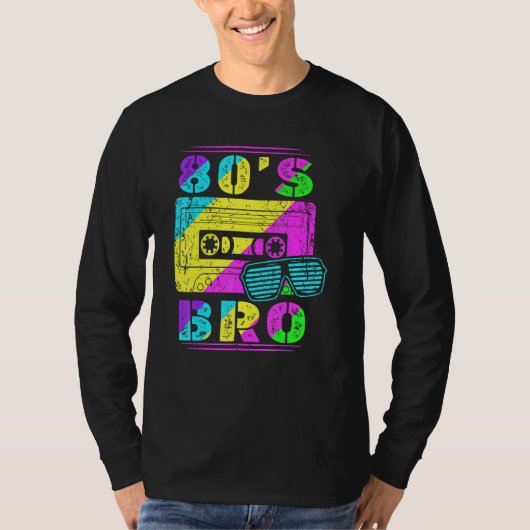 T-shirt 80s Retro Tape Bro Party 80s Dj Party Goer (Devant)