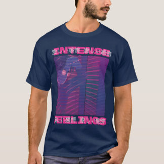 T-shirt 80s Retro Vaporwave Aesthetic Intense Feelings ret