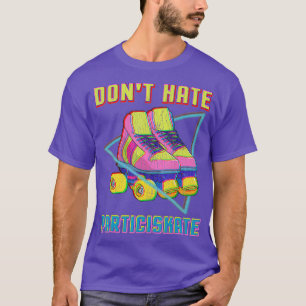 T-shirt 80s Rollerskates T Chemise Roller Vintage Patinage