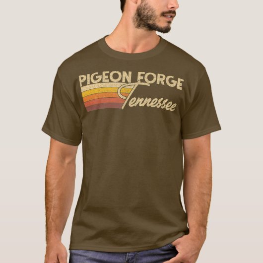 T-shirt 80s Style Pigeon Forge Tennessee (Devant)