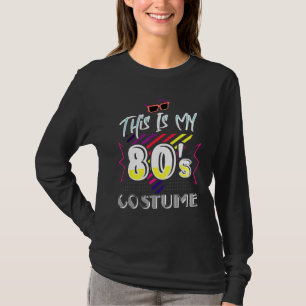 T-shirt 80s tenue femmes hommes C'est ma fête de costume d