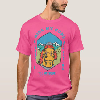 T-shirt 80S Vêtements D'Aventure Camping Randonnées Cadeau