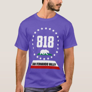 T-shirt 818 Vallée de San Fernando Californie