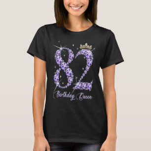 T-shirt 82 Ans C'Est Mon 82e Anniversaire Reine Diamond He