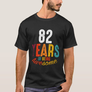 T-shirt 82 Ans D'Être Un Super Py