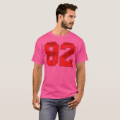 T-shirt 82 Red Sport Numéro (Devant entier)
