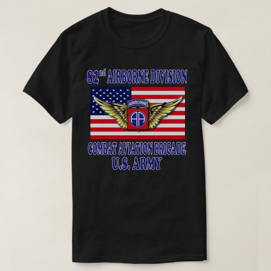 T-shirt 82e brigade d'aviation de combat (Design devant)