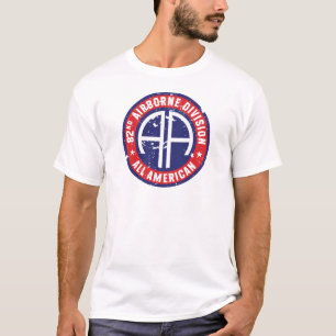 T-shirt 82e division aéroportée "All American" Grunge