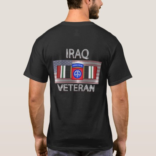 T-shirt 82e division aéroportée Ancien combattant en Irak (Dos)