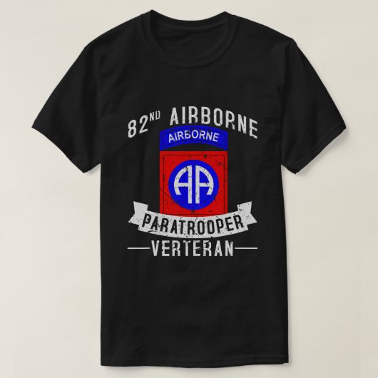 T-shirt 82e division aéroportée Parachutiste (Design devant)