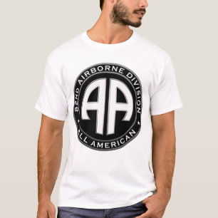 T-shirt 82e division aéroportée Patch Décontracté