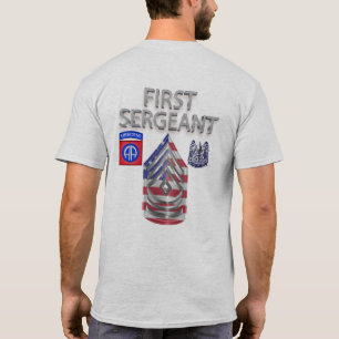 T-shirt 82e division aéroportée Premier sergent